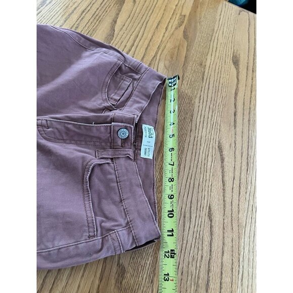 PANTS  Mudd  Utility  Skinny Stretch Mauve Junior's  Sz 1 Zippered Pockets - Picture 8 of 10